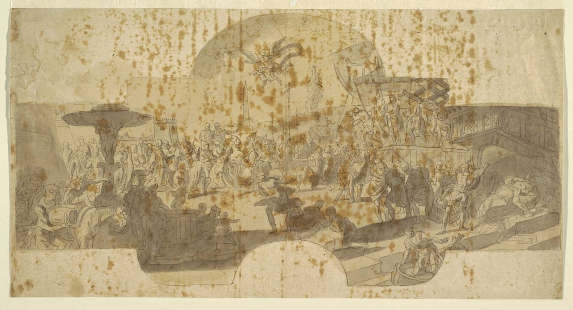 Studio per affresco della sala del Senato a Genova - Smithsonian Institution, Museum